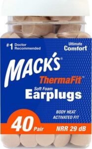 Mack´s Špunty do uší Mack’s ThermaFit™ – 40 párů