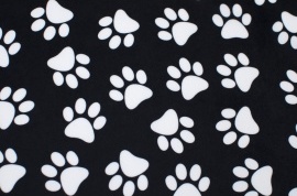 Pelíšek pro psa Purtex Buddy Rozměr: 65×45 cm, Varianta: černo-bílý