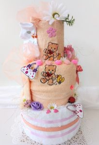 VER Dětský textilní dort – třípatrový