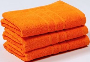 VER Froté ručník UNI oranžová Rozměr: 50x100 cm
