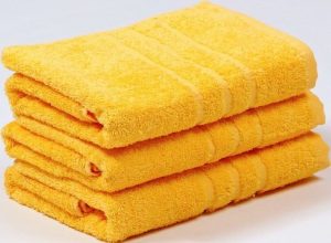 VER Froté ručník UNI stř.žlutý Rozměr: 50×100 cm